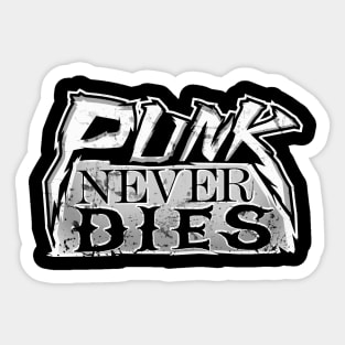 Punk never dies Sticker